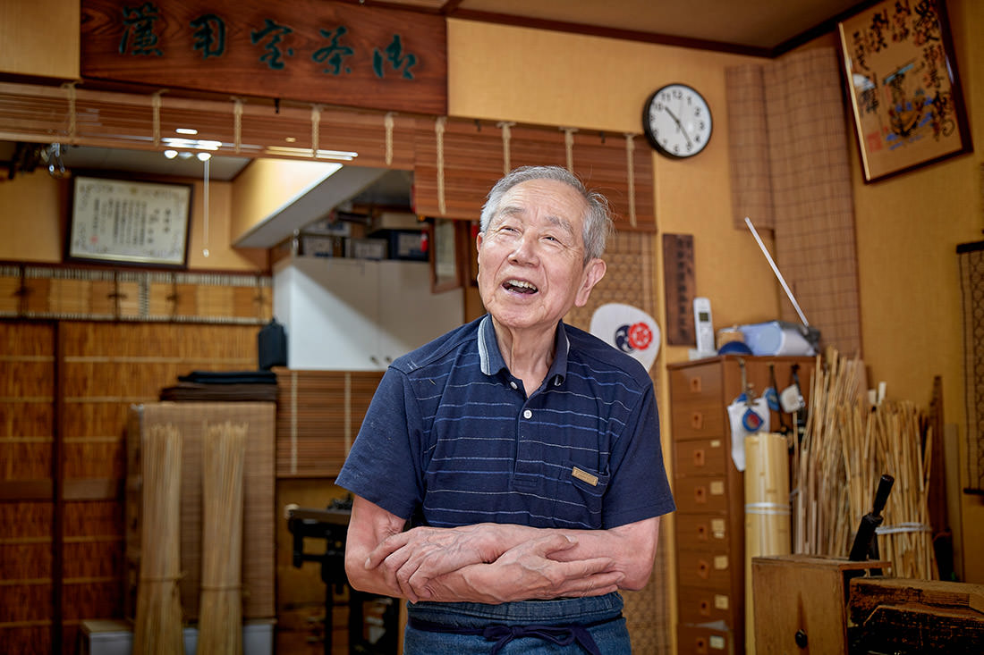 86歳の今も毎日仕事場に立ち続ける田中さん