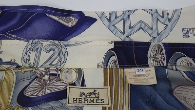 HERMES 長袖ブラウス アフター（ケアメンテ後）