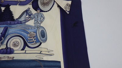 HERMES 長袖ブラウス ビフォー（ケアメンテ前）