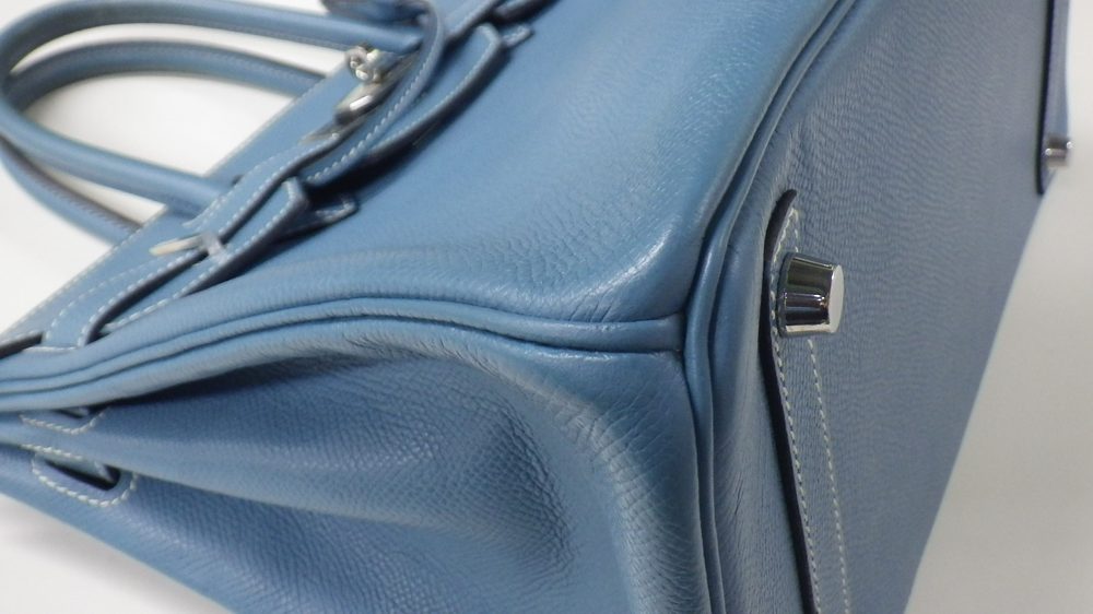 Hermès バーキンのケア後（after）の実物写真