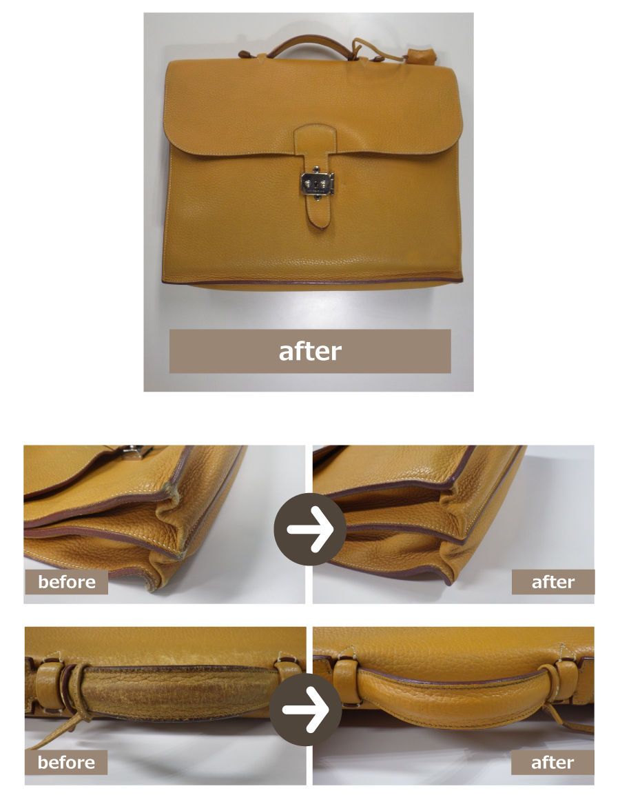 HERMES｜劣化しても新品同様に戻します